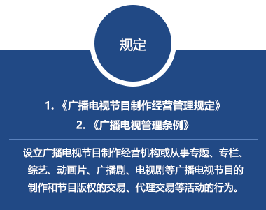 广播电视节目制作许可证